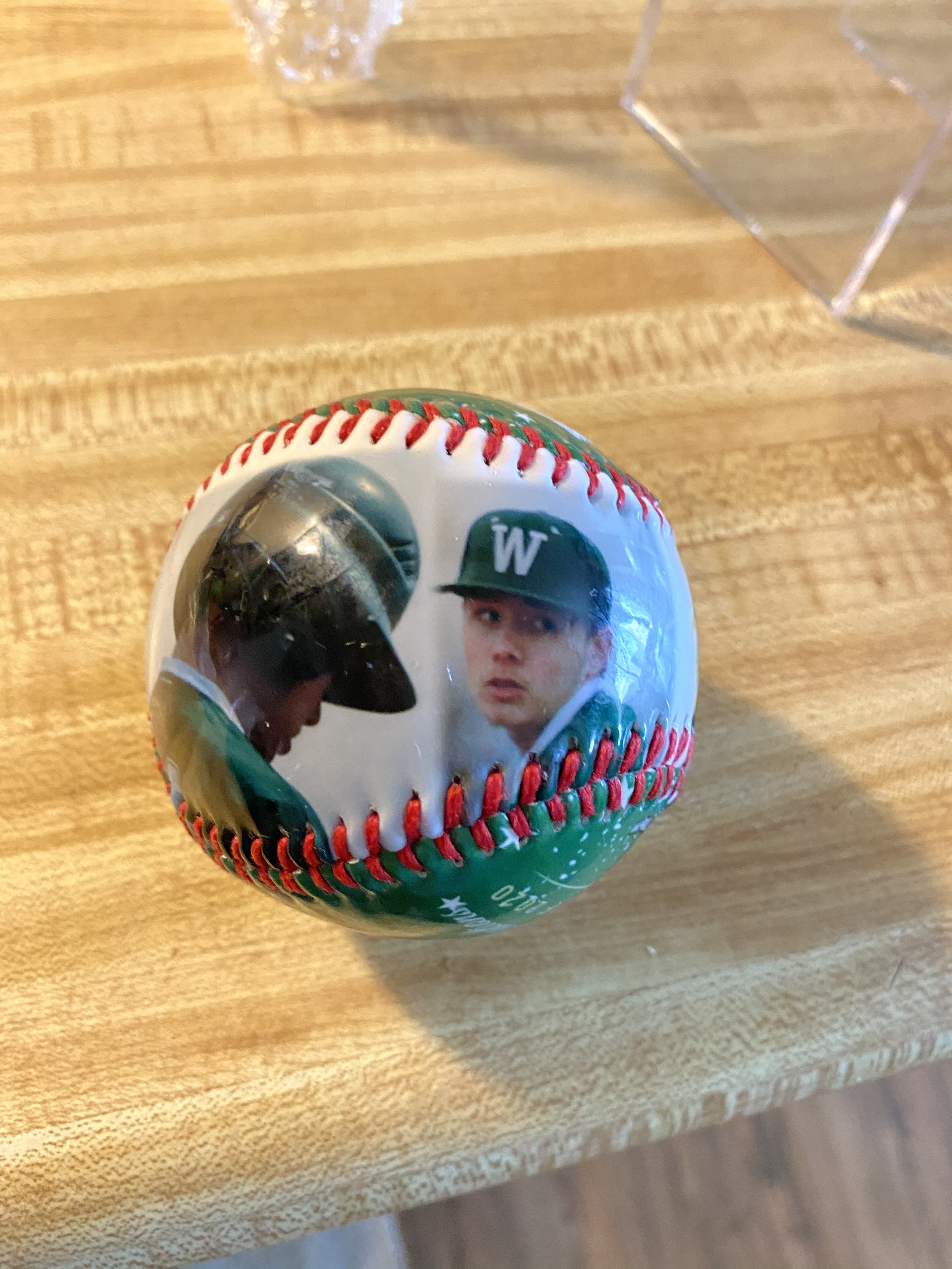 Personalized Photo Baseball Marble Design Mother's Day 